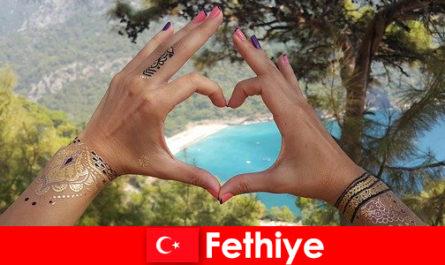 Vacaciones en la playa en Turquía Fethiye para jóvenes y mayores siempre un sueño