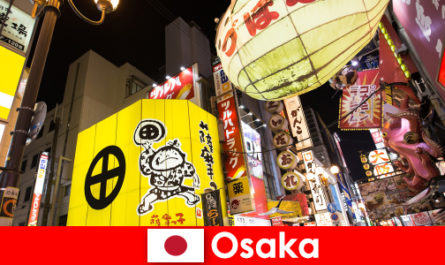 El entretenimiento cómico es siempre el tema principal para los extranjeros en Osaka.