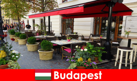 Destino de vacaciones cortas en Budapest Hungría para visitantes con un gusto por la gastronomía de lujo
