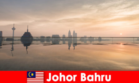 Las reservas de hotel para turistas en Johor Bahru Malasia siempre se reservan en el centro de la ciudad