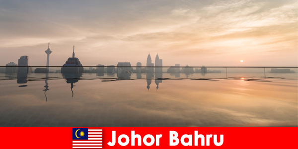 Las reservas de hotel para turistas en Johor Bahru Malasia siempre se reservan en el centro de la ciudad