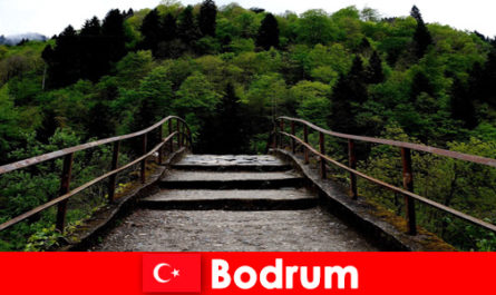 La temperatura templada es el mejor momento para hacer senderismo para los vacacionistas en Bodrum Turquía