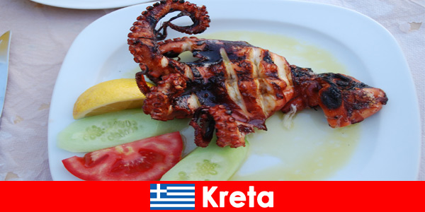 Descubre las especialidades culinarias del mar en Creta Grecia
