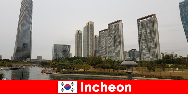 El viaje de Asia a Incheon Corea del Sur necesita una buena planificación para la estadía