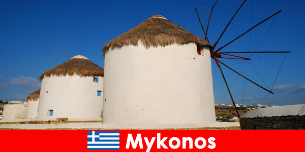 Mykonos en Grecia tiene hermosas playas y amigables