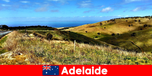 Viajes de larga distancia para vacacionistas a Adelaida Australia en el maravilloso mundo natural