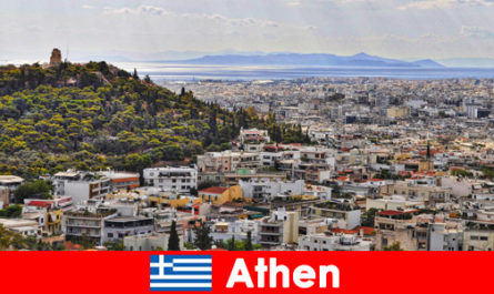 Atenas en Grecia es la ciudad con los edificios más bellos para los viajeros