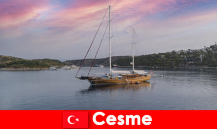 Cesme Turquía Destino popular para los amantes de la playa