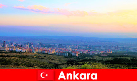 Vacaciones relajadas con lugares locales para extranjeros en Ankara Turquía