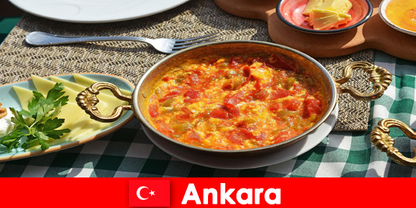 Ankara Turquía ofrece especialidades culinarias de la cocina local