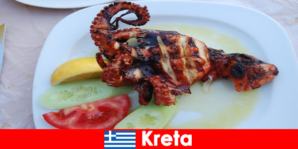 La isla de Creta en Grecia alberga platos deshonrosos del mar