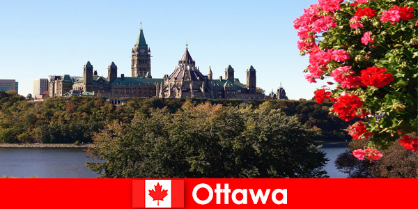 Uno de los lugares más bellos y famosos de Ottawa, Canadá